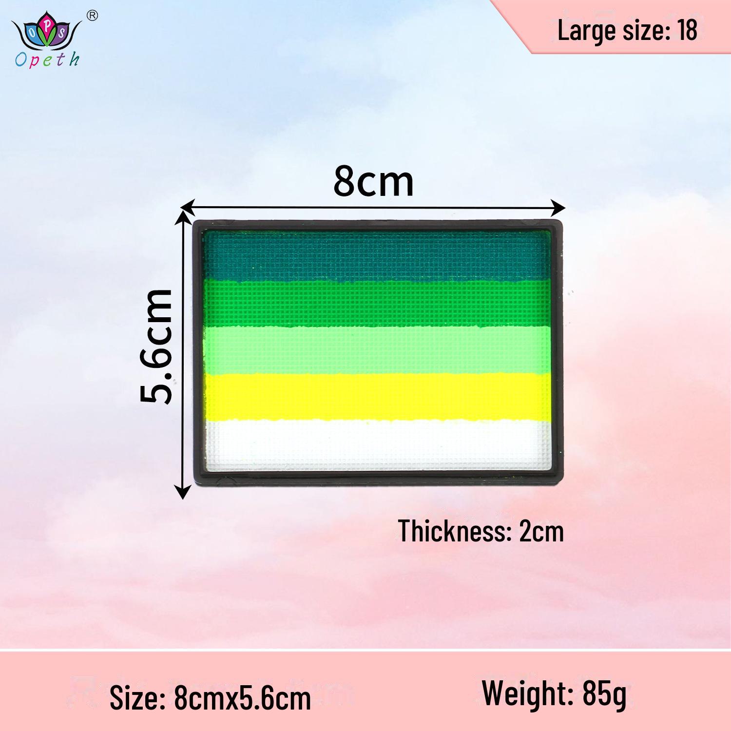 

Водорастворимая радужная краска для лица для детей Water-soluble face paint