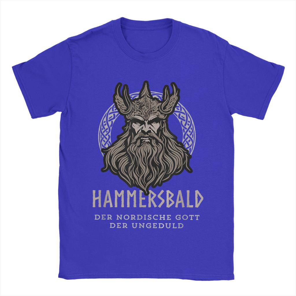 Hammersbald God of Impatience TShirt for Men  Vintage 100 Cotton Tee Shirt O Neck Short Sleeve T Shirt New Arrival Clothing