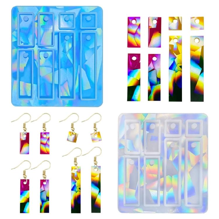 Silicone Mold for Epoxy Casting DIY Craft Rhombus Pendant Decoration Mold Tool