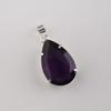 Amethyst Gemstone 925 Sterling Silver Pretty Pendant 1.6" Handmade Women Jewelry For Valentine's Day Gift PP-67-2