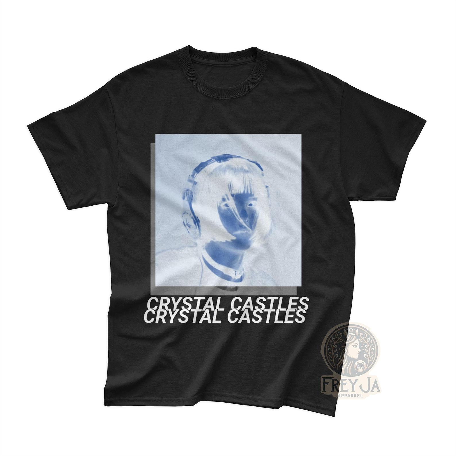 Crystal Castles T-Shirt, Unisex Music Band Tee, Graphic Tee, Concert Shirt, Festival Apparel M