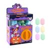 Halloween Mini Capsule Toy Machine 6/12/16 Random Surprise Eggs Cute Cartoon Gashapon Machine Mini Round Capsule Gift for Kindergarten Xmas Easter