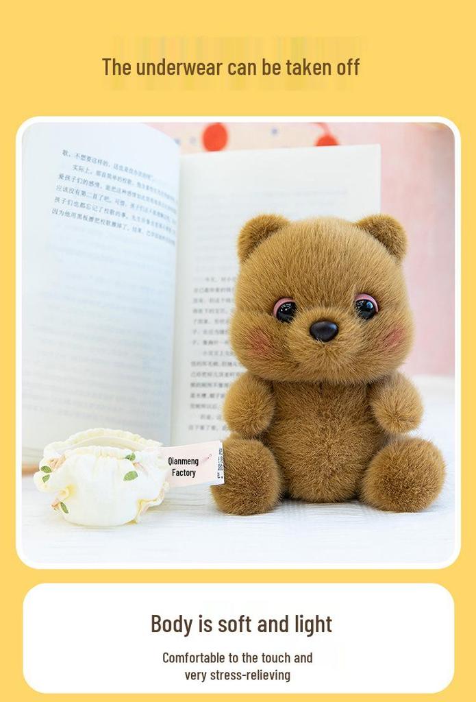 Cute Cat Plush Desk Ornament – Small Cloth Doll, Study Buddy, Birthday Gift