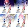 Adorable Pvc Anime Figurines Isekai Life Ram And Rem Cute Sleeping Beauty Toys