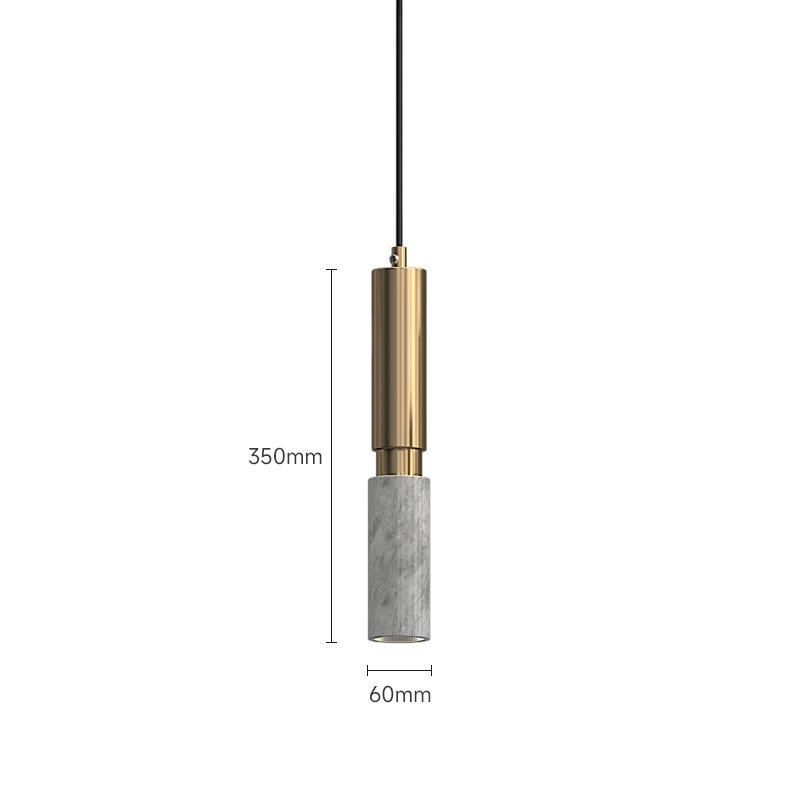 Minimalist Marble LED Pendant Light for Living Room or Bedroom