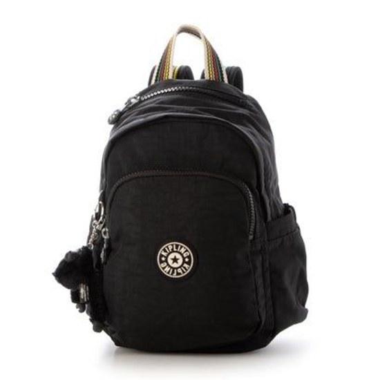 Kipling Japan Limited DELIA MINI Backpack (Black Stripe WF)