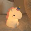 Xiaomi Unicorn Cute Silicone LED Night Light For Kids Children USB Rechargeable Cartoon Animal Bedroom Decor Touch Night Lamp for Gifts