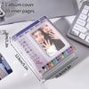 Camera Shape Photocard Holder Kawaii Binder Photocards Kpop Photo Album Card Clollecting Book Students' Supplies