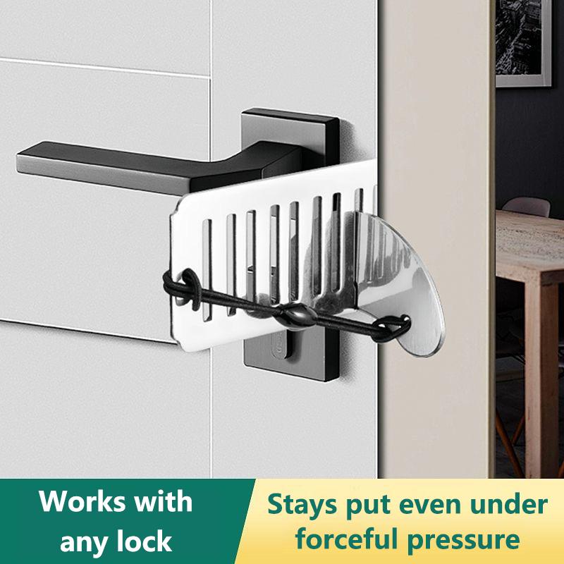 Thickened Stainless Steel Door Blocker for Home Hotels Anti-Theft Security Door Stall Portable Safety Anti-theft Security Tool
