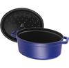 Кокотница Zwilling Staub овальная 35,3×29 см тёмно-синяя 4,2 л (40510-288-0)