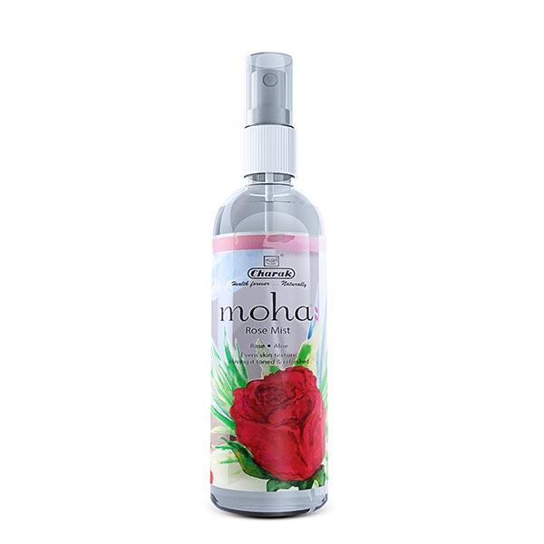 Моха: спрей для лица с Розой и Алоэ (100 мл), Moha Rose Mist,  Charak 9.3