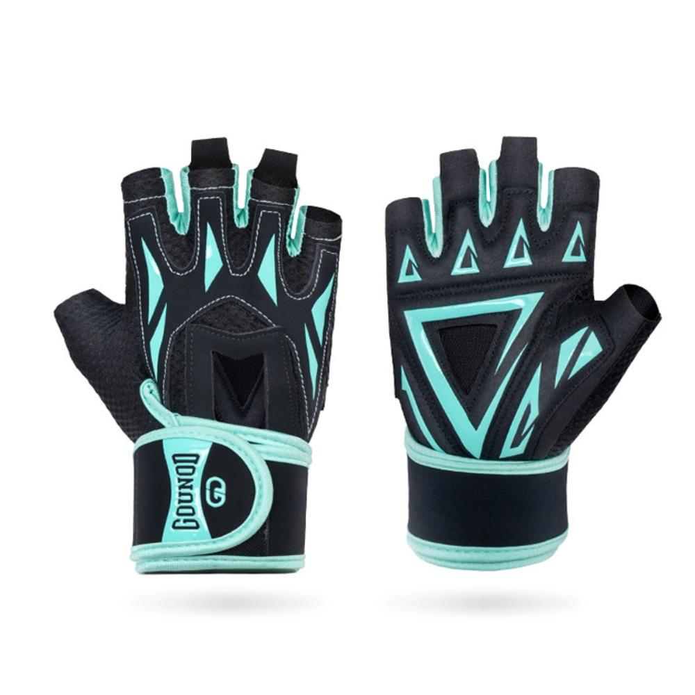 Wear-Resistant Fitness Cycling Gloves Anti-Slip Half Finger Cycling Gloves  Outdoor Sport