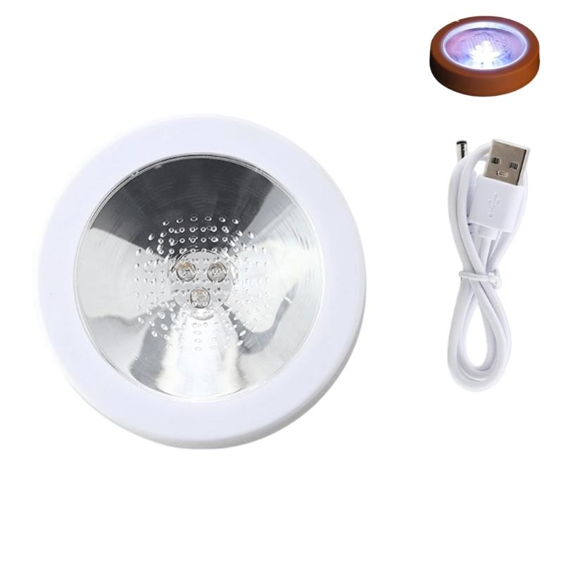 Colorful LED Light Cup Pad with USB Rechargeable Suitable for Exciting Visuals At Cocktails Event and Family Gatherings