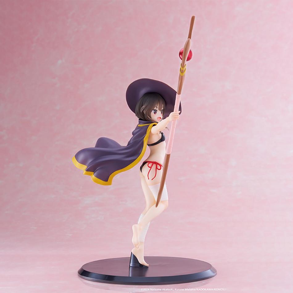 14cm God's Blessing on This Wonderful World Aniem Figure Megumin Swimsuit Sexy Anime Girl Figure PVC Collectibl Model Dolls Toys