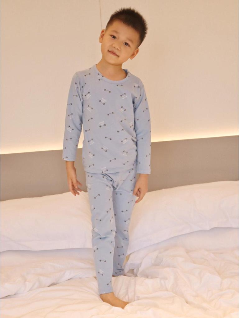Children's All-Cotton Autumn Long Johns Set for Boys and Girls
