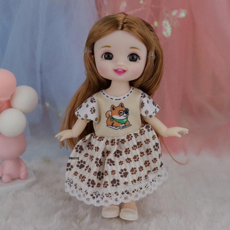 

Изысканный набор куклы-принцессы 17 см: Сменные наряды, идеальный подарок на день рождения для маленьких девочек. Clothes Only (No Doll)