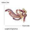 Fancy Design Fashion Fashion Maple Brooch Female Super Flash Rhinestone Leaf Pin Suit Coat Corsage Accessories