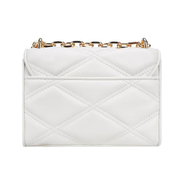New MICHAEL KORS Artificial Leather Small Square Bag, Shoulder Bag, Crossbody Bag Women's White 35S2GNRC1I-OPTICWHITE