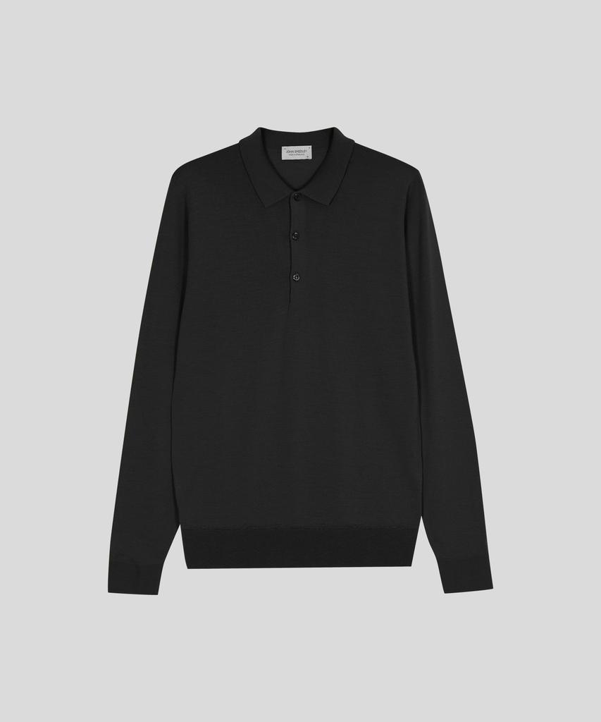 JOHN SMEDLEY Belper Extra Fine Merino Wool Standard Fit Polo Knit Core 10 Colors (A Type)