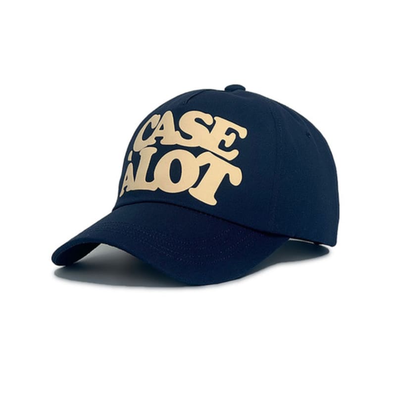 

CASE A LOT Blod logo ball cap - navy OS