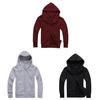 Unisex Basic Zipper Hoodie With Windproof Cuffs For Casual Winter Wear
