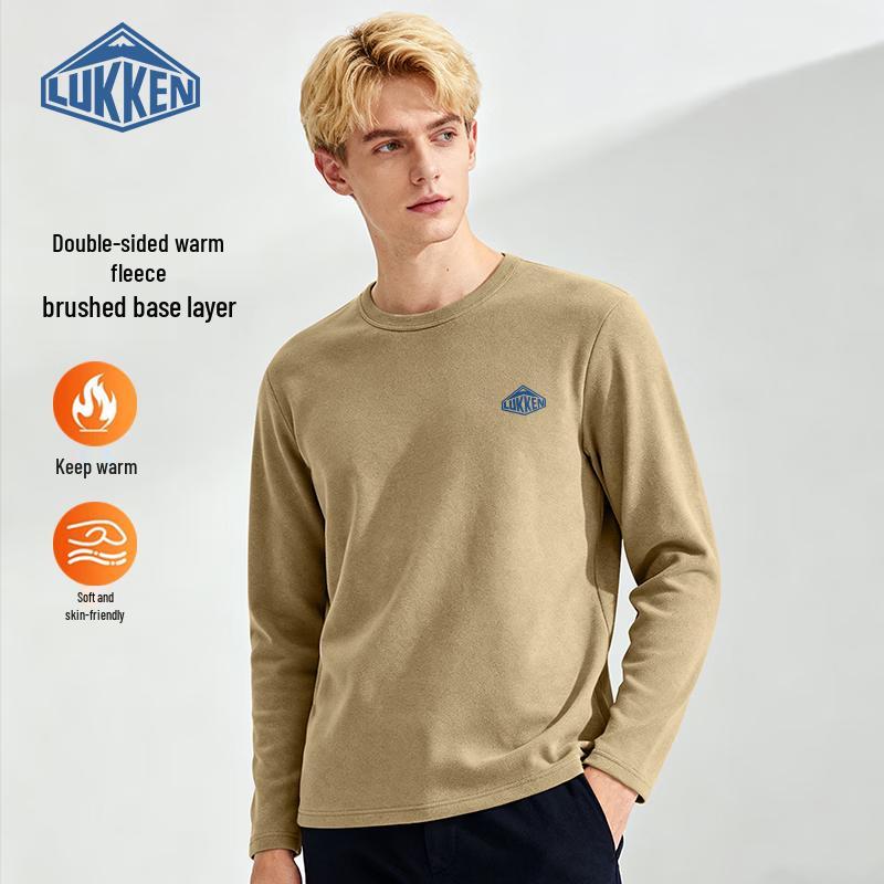 LUKKEN Men s Velvet Thermal Long-Sleeve T-Shirt L