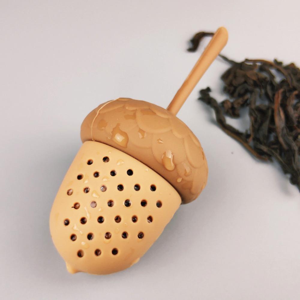 Acorn Mini Tea Filter, Silicone Tea Leak, Tea Filter, Pine Cone Tea Maker, Silicone Tea Maker