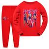 Children's Fashion Suit Skirt Round Neck Long Sleeve Top Pants