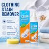 Stain Remover for Clothing Spray 100ml Effective On Oil Stains Coffee Stains Food Stains Fabric Cleaner Spray with Sponge Applicator