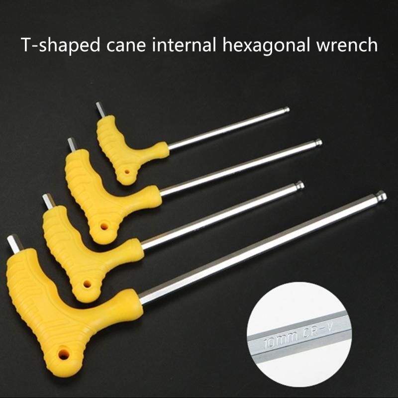 High Strength Handle Key T Shaped Wrench Versatile Easy To Use Tool for Mechanical Repairs & Automotive Maintenance