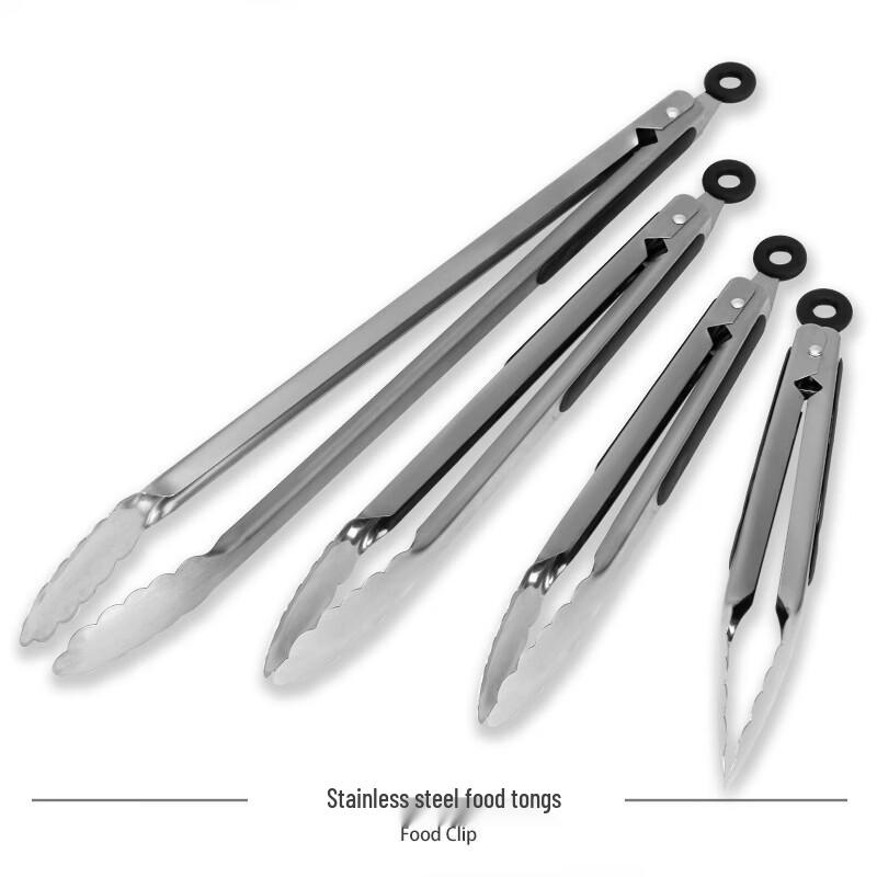 

Ruhan Stainless Steel Silicone Food Tongs
