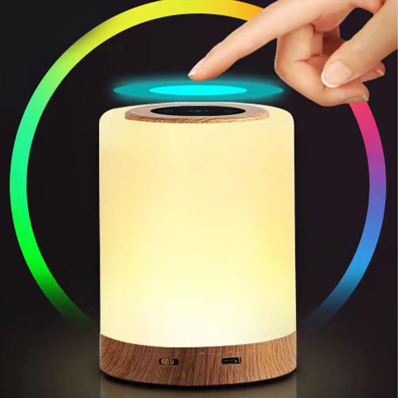 Remote Control 16-Color Bedroom Lamp - Bedside, Night, Mother/Baby, Portable & Tap Light