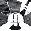 Electric Hand Warming Muff Black Both Sides Quick Heating Shoulder Strap USB Interface 3 Gears Heated Hand Pouch for Outdoor