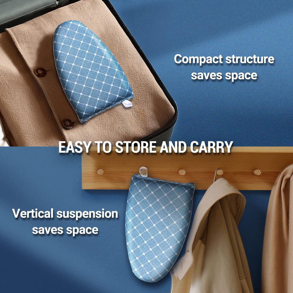 Small Garment Steamer Ironing Board Mitt Anti Steam Glove Heat Resistant Irons Mat Travel Iron Pad for Cloth Ironing Accessories