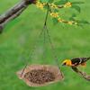 Balanced Hanging Bird Tray Flower Outdoor Bird Food Dispenser Bird Feeder  Nature Setting