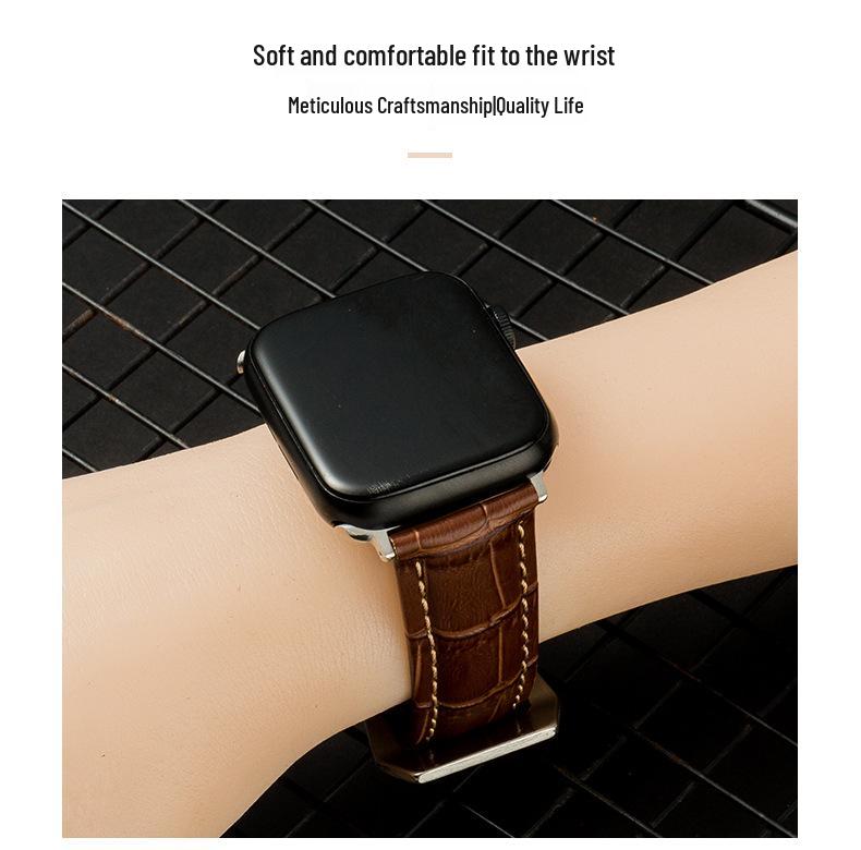 Crazy Horse Leather Frosted Retro Watch Strap 22/24/26mm - European & American Style