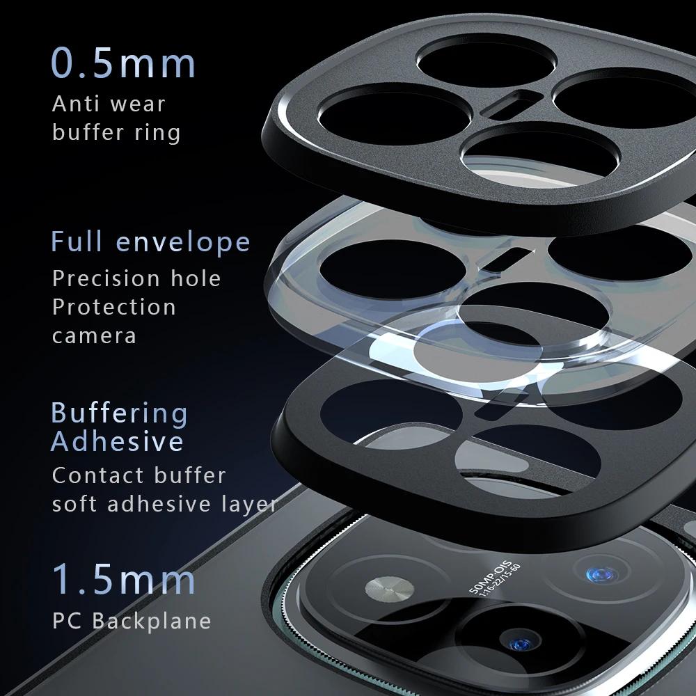 Pro Magsafe Nárazuvzdorný Kryt na Telefon pro Xiaomi Redmi Note 14 4G 5G Note 14 Pro Plus Magnetický Tvrdý Akrylový Nárazník Matný Kryt Pouzdra