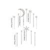Moon Stars Star Moon Hair Clips Set Crystal Rhinestone Hairpin  Wedding Hair Accessories