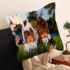 Cute M-monchhichis-s Maple Design Cushion Cover Happy Autumn Harvest decor Holiday Decorati Pillow Cover