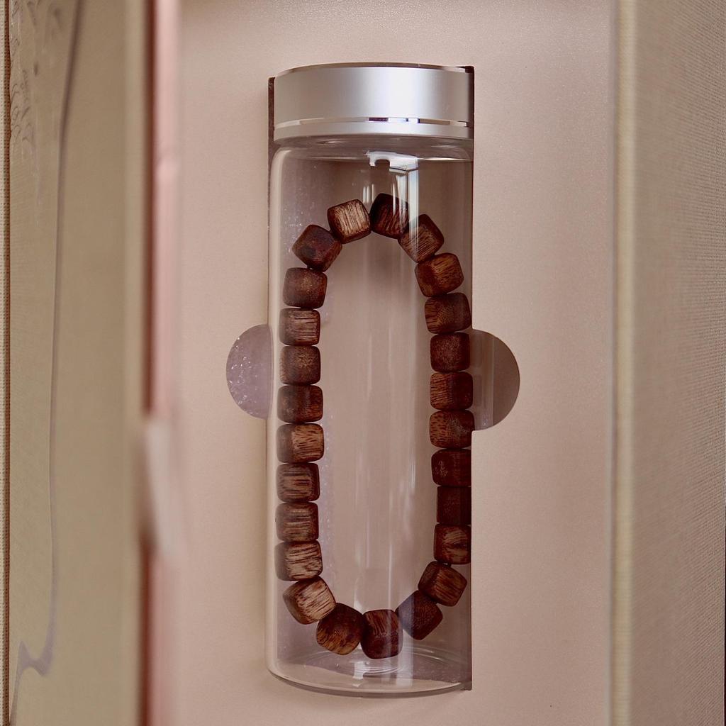 Premium Hainan Agarholz Armband: Hoher Ölgehalt, Hochwertige Handwerkskunst, Elegantes holziges Aroma Schmuck