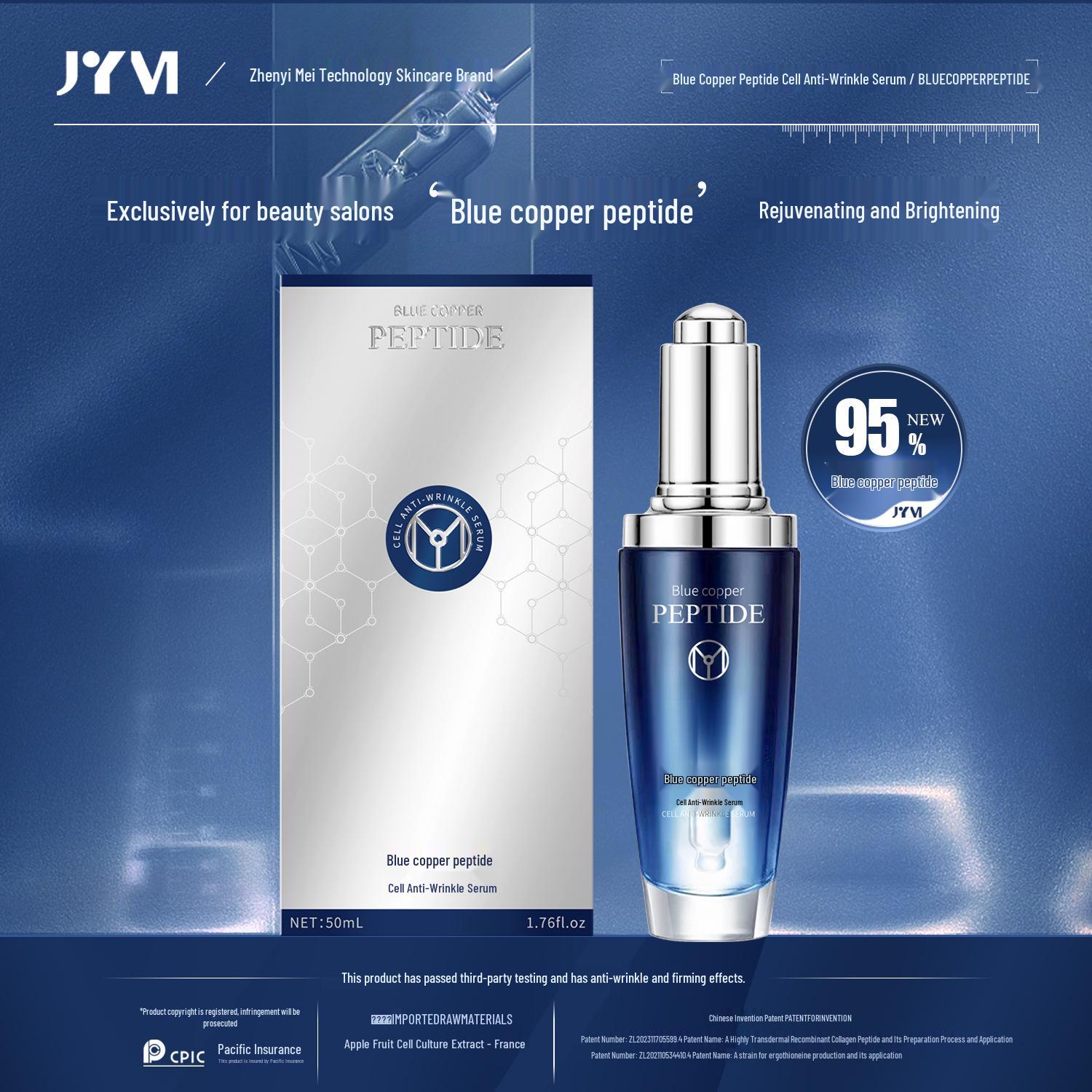 Сыворотка JYVI True Blue с медными пептидами против морщин
