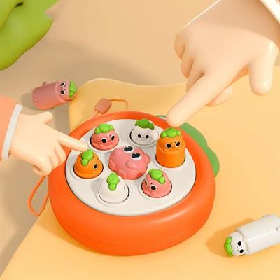 Cartoon Montessori Baby Knocking Toys Portable Toddler Decompression Educational Birthday Gift Animal Theme  Child Battle Game