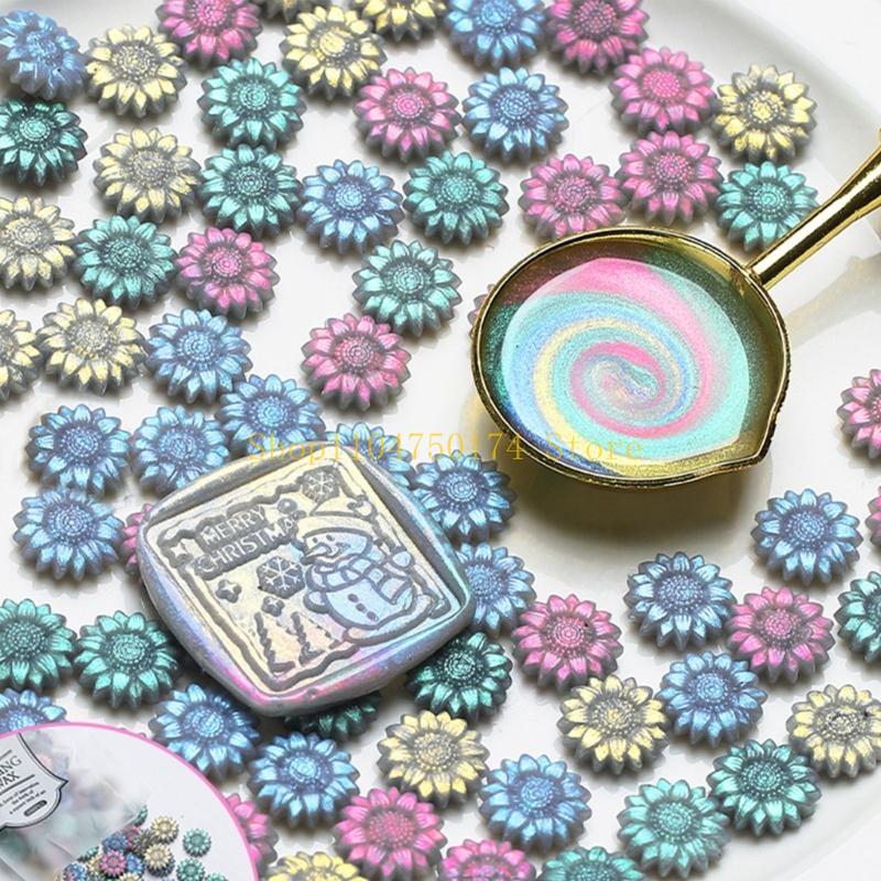 Flower Wax Seal Beads for Gift Wrapping Envelope DIY Art Craft top sale