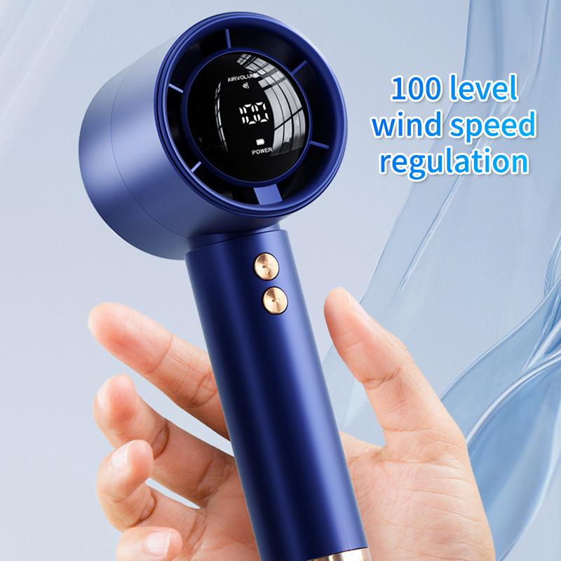Mini Handheld Fan Usb Fast Charging Portable Air Calculating Fan Mute Personal Highspeed Fan For Travel Outdoor Activities