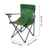 Portable Outdoor Foldable Chair Camping Chair with Bottle Holder Picnic Oxford Cloth Chairs BBQ Festival Beach Fishing Chairs Outdoor Chair
