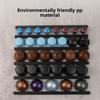 Punch-free Design Coffee Pod Keepers Strip Plastic Cabinet Capsule Rack  Kitchen Organization