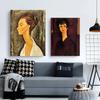1pc Modern Amedeo Modigliani Painting  Poster Paper Print Home Bedroom Entrance Bar Cafe Art Painting Decoration