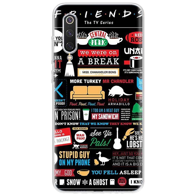 Friends TV Show Series Sitcom Phone Case For Xiaomi Redmi Note 10 11 12 13 14 15 Pro Plus 11S 12S 14S 11T 11E 10S Soft TPU Back