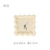 Nordic Table Clock Cream Wall Mounted Clock Dining Room Living Room Wall Hanging Decoration Morden Coffee Table Ornaments