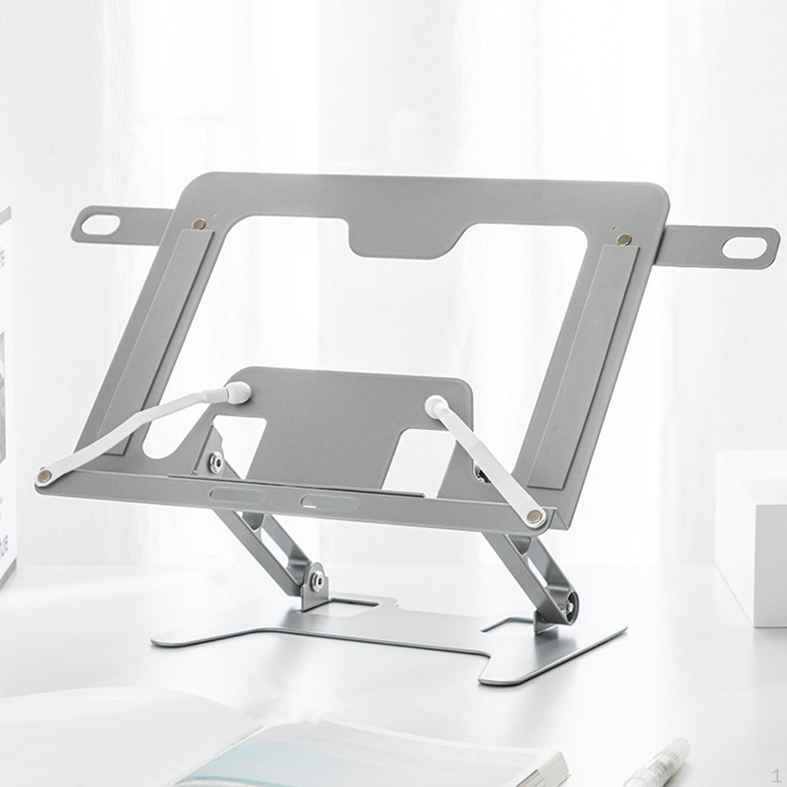 

Підставка для комп’ютера, тримач для ноутбука, поворотний підйом, регульована висота, ергономічний стояк сірий колір